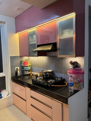 Kitchen in 2 BHK Apartment at Sikka Karmic Greens, Sector 78 – for Rent