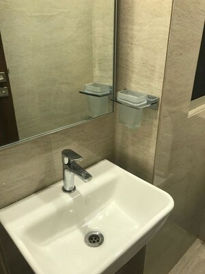 Bathroom in 1 BHK Apartment at Hiranandani Regent Hill, Powai – for Rent