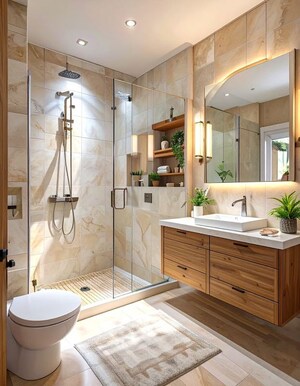 Bathroom in 3 BHK Villa at Mundur – for Sale