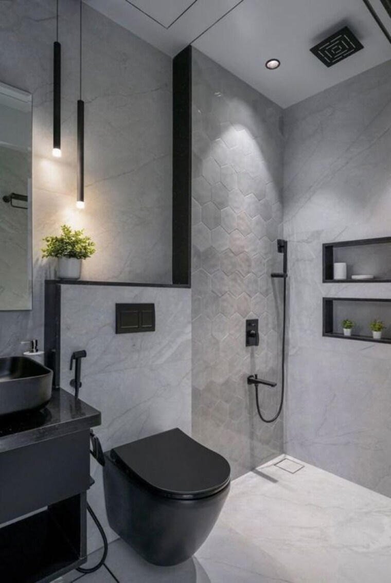 Bathroom, mundur 3 Bedroom 1200 Sq.Ft. Villa In Mundur Palakkad 10169984