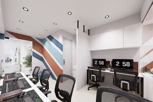 Team Area in  Office Space at Shyamal – for Rent