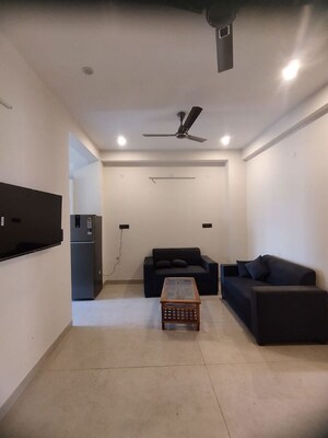 Living Room in 1 RK Builder Floor at Kohli One Malibu Town, Sector 47 – for Rent