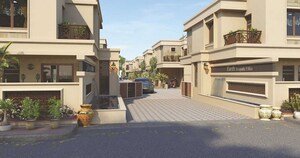 3 BHK Villa – Exterior View View at Bhayli - for Sale