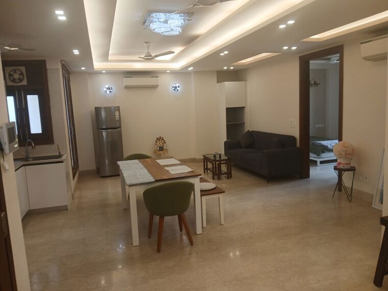 Living Room, green park 2 Bedroom 165 Sq.Yd. Builder Floor In Green Park Delhi 10171431