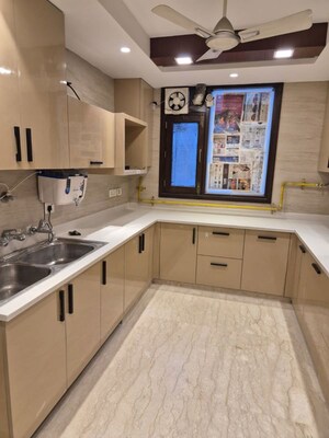 Kitchen in 4 BHK Builder Floor at Greater Kailash – for Sale