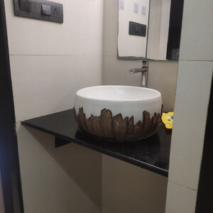 Bathroom in 1.5 BHK Apartment at Jal Padma CHS, Goregaon West – for Rent