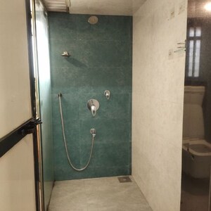 Bathroom in 1.5 BHK Apartment at Jal Padma CHS, Goregaon West – for Rent