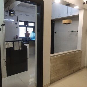 Kitchen in 1.5 BHK Apartment at Jal Padma CHS, Goregaon West – for Rent