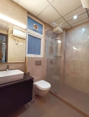 Bathroom in 4 BHK Apartment at Adarsh Heights, Kandivali West – for Rent