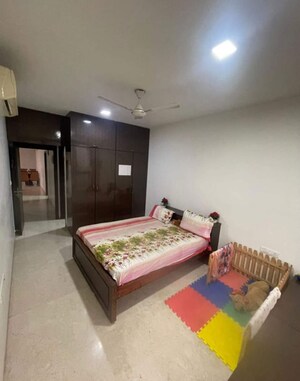 Bedroom in 4 BHK Apartment at Adarsh Heights, Kandivali West – for Rent