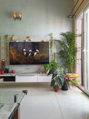 Balcony in 3 BHK Apartment at LnT Raintree Boulevard, Hebbal – for Rent