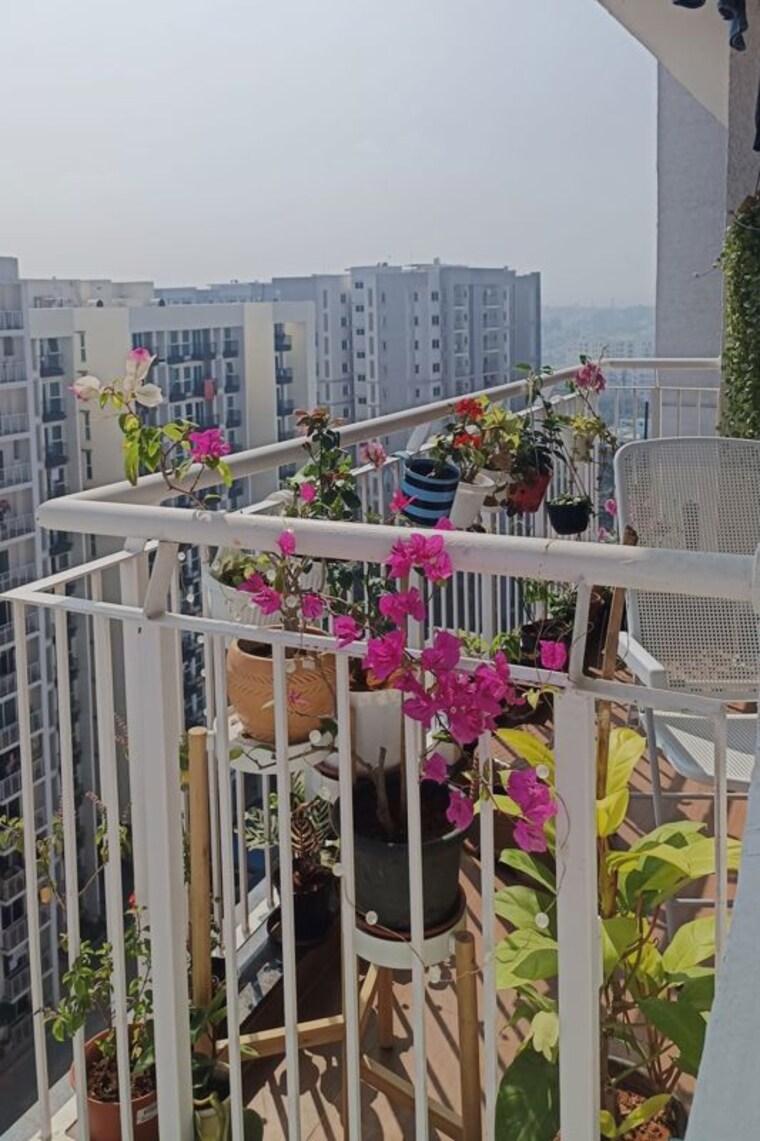Balcony, lnt-raintree-boulevard 3 Bedroom 1655 Sq.Ft. Apartment In Hebbal Bangalore 10171704