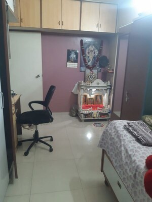 Bedroom in 3 BHK Apartment at Pethkar Samrajya, Kothrud – for Rent