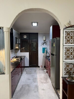 Living Room in 3 BHK Builder Floor at Green Park Extension – for Rent