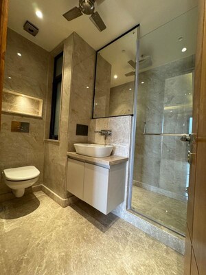 Bathroom in 3 BHK Builder Floor at Greater Kailash I – for Sale