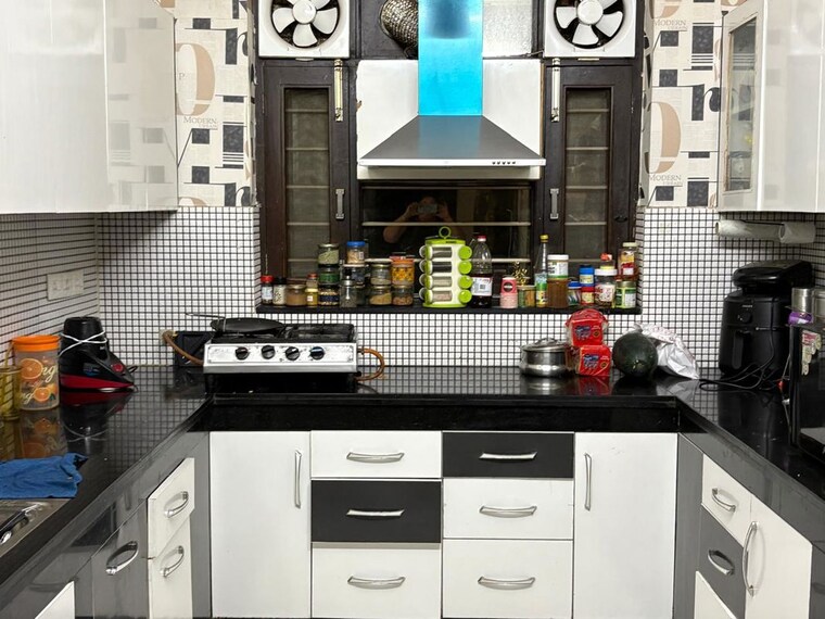 Kitchen, eros-rosewood-city 3 Bedroom 2000 Sq.Ft. Builder Floor In Sector 49 Gurgaon 10172195
