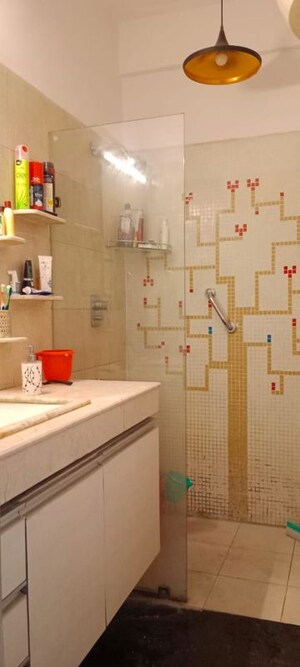 Bathroom in 3 BHK Builder Floor at Chittaranjan Park – for Sale