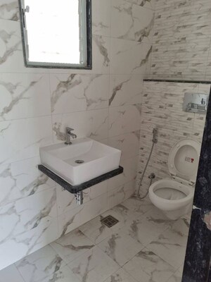 Bathroom in 2 BHK Apartment at Avani 12th Avenue, Tathawade – for Rent