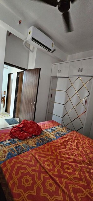 Bedroom in 1 BHK Apartment at Bhairaav Goldcrest Residency, Ghansoli – for Rent