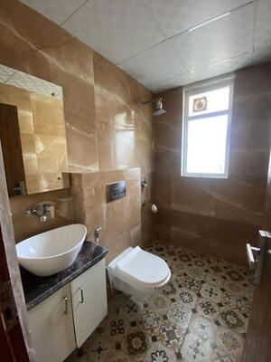 Bathroom in 4 BHK Apartment at Saket – for Rent
