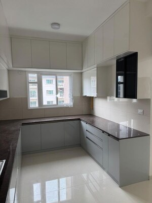 Kitchen in 3 BHK Apartment at L&T Raintree Boulevard, Hebbal – for Rent