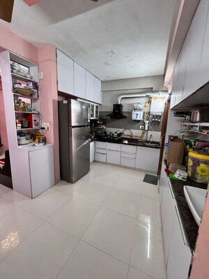 Kitchen in 3 BHK Apartment at Akshar 42, New Ranip – for Sale