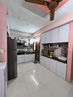 Kitchen in 3 BHK Apartment at Akshar 42, New Ranip – for Sale