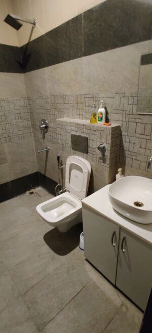 Bathroom in 1 RK Independent House at Pearls Paradise, Aman Vihar – for Rent