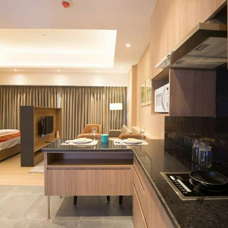 Kitchen, ss-the-lilac 2.5 Bedroom 1650 Sq.Ft. Builder Floor In Sector 49 Gurgaon 10172661