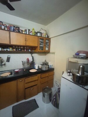 Kitchen in 2 BHK Apartment at Ganga Panchavati CHS, Vasant Vihar – for Rent