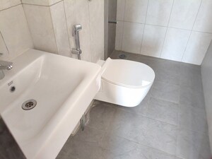 Bathroom in 3 BHK Apartment at Vilas Javdekar Yashone Eternitee, Hinjewadi – for Rent