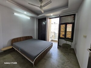 Bedroom in 2 BHK Builder Floor at Palm Residency Chhatarpur, Chattarpur – for Rent