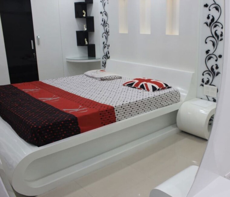Bedroom, meenakshi-sky-lounge 3.5 Bedroom 2700 Sq.Ft. Apartment In Kothaguda Hyderabad 10172761