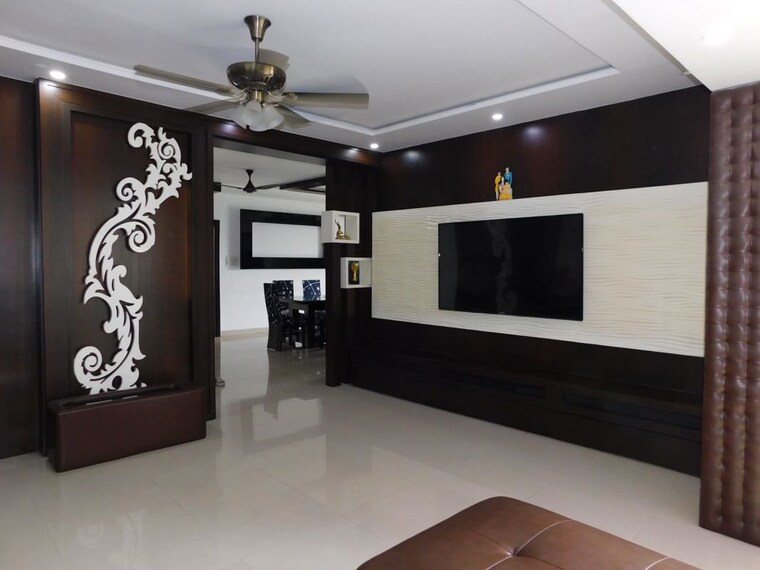 Living Room, meenakshi-sky-lounge 3.5 Bedroom 2700 Sq.Ft. Apartment In Kothaguda Hyderabad 10172761