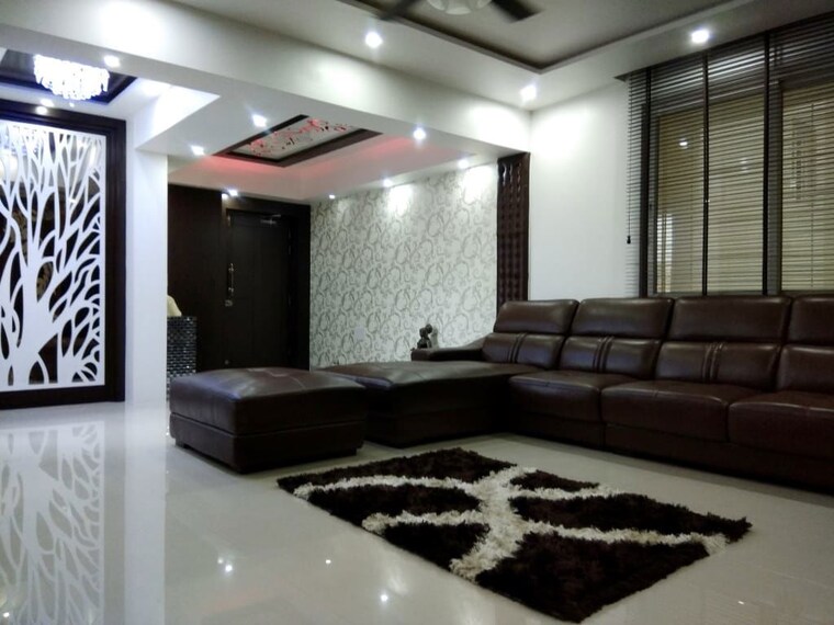 Living Room, meenakshi-sky-lounge 3.5 Bedroom 2700 Sq.Ft. Apartment In Kothaguda Hyderabad 10172761