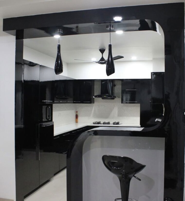 Kitchen, meenakshi-sky-lounge 3.5 Bedroom 2700 Sq.Ft. Apartment In Kothaguda Hyderabad 10172761