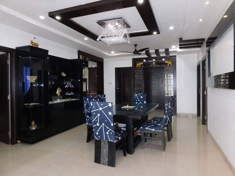 Dining area, meenakshi-sky-lounge 3.5 Bedroom 2700 Sq.Ft. Apartment In Kothaguda Hyderabad 10172761