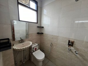 Bathroom in 1 RK Builder Floor at Kohli One Malibu Town, Sector 47 – for Rent