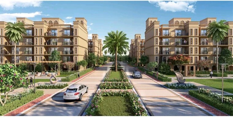 Exterior View, signature-global-park-4-and-5 3 Bedroom 1120 Sq.Ft. Builder Floor In Sohna Sector 36 Gurgaon 10173080