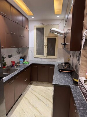 Kitchen in 3 BHK Builder Floor at Dayanand Colony – for Sale