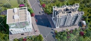  Office Space – Exterior View View at LS Laxmi Avenue, Wakad - for Rent