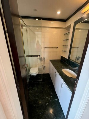 Bathroom in 3 BHK Apartment at Worli – for Rent