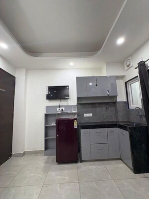 Kitchen in 1 RK Builder Floor at Kohli One Malibu Town, Sector 47 – for Rent