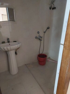 Bathroom in 1 BHK Apartment at Tilak Nagar – for Rent