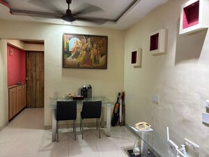 Living Room in 2 BHK Apartment at Premier Kailash Tower, Powai – for Rent