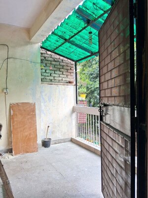 Balcony in 1 BHK Builder Floor at East Of Kailash – for Rent