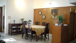Dining area in 4 BHK Independent House at Rajguru Nagar – for Sale