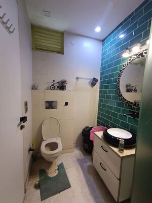 Bathroom in 3 BHK Builder Floor at Preet Vihar – for Rent