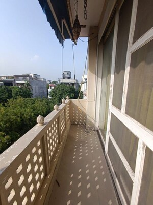 Balcony in 3 BHK Builder Floor at Preet Vihar – for Rent