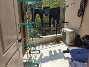 Balcony in 3 BHK Apartment at Nandan Vatsalya Vihar, Aundh – for Sale